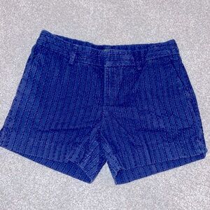 Banana Republic | Size 0 | Eyelet Navy Shorts